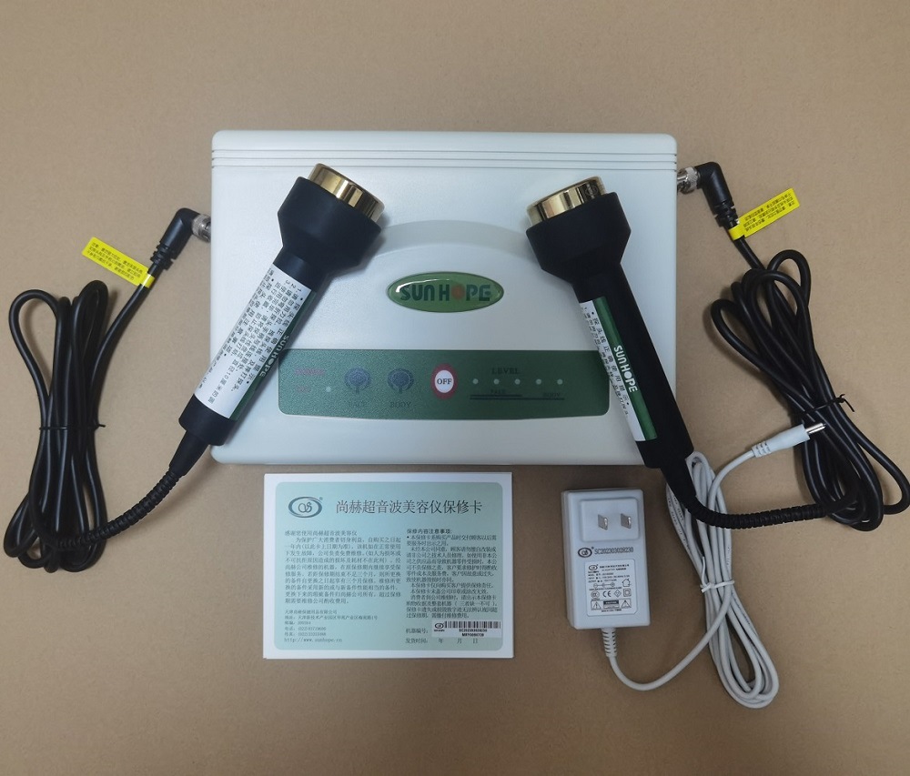 Sunhe Beauty Instrument Versión mejorada de dos cabezas TBS con el mismo instrumento de importación de estiramiento y estiramiento facial ultrasónico