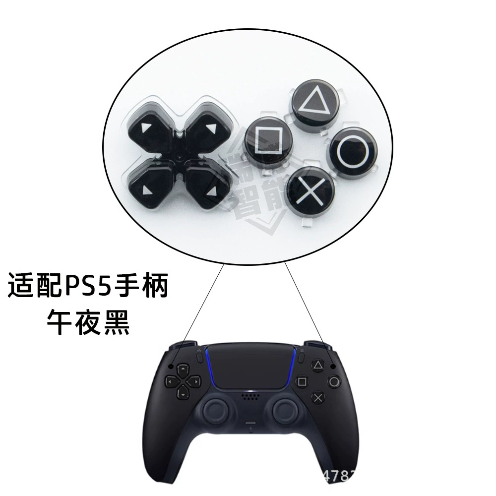 Керамическая кнопка замены ручки PS5, аксессуары для ремонта перекрестная кнопка треугольник круг квадрат направление привязки ABXY кнопка