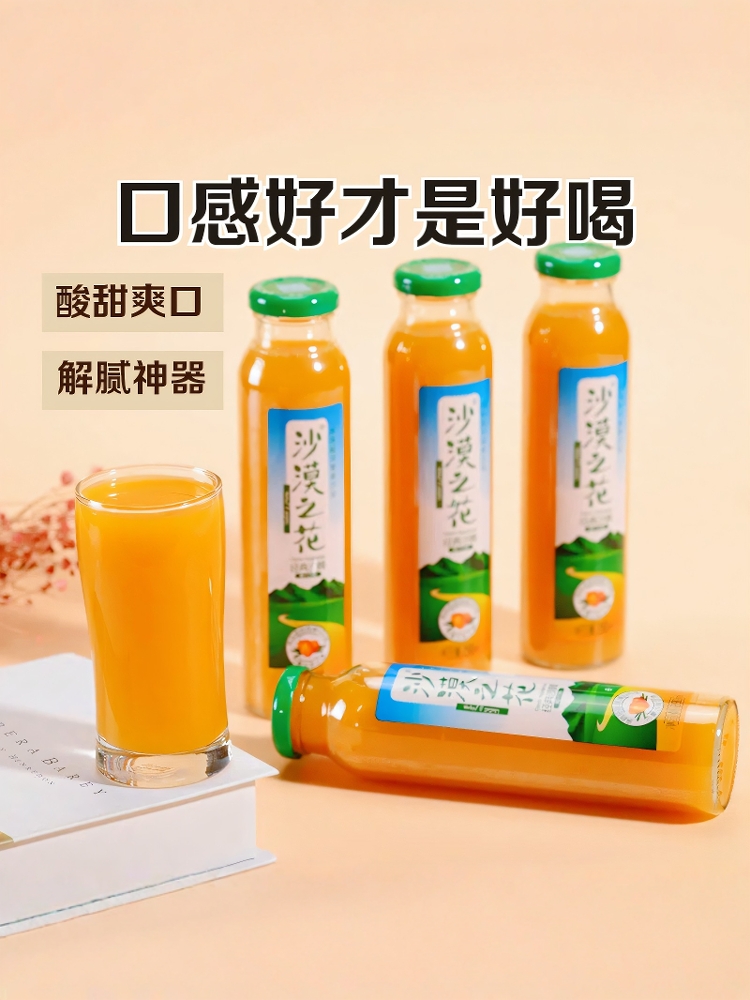 果味低脂果汁饮料8瓶装内蒙特产草原礼盒赤峰沙棘汁饮品