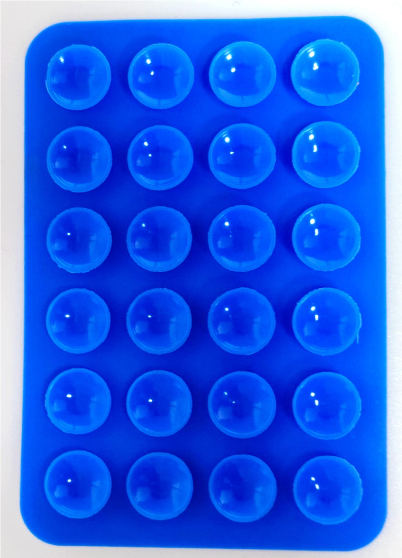 Suministro directo de fábrica de ventosa de silicona ventosa de teléfono móvil ventosa cuadrada ventosa de 24 granos ventosa de soporte para teléfono móvil ventosa de silicona de doble cara