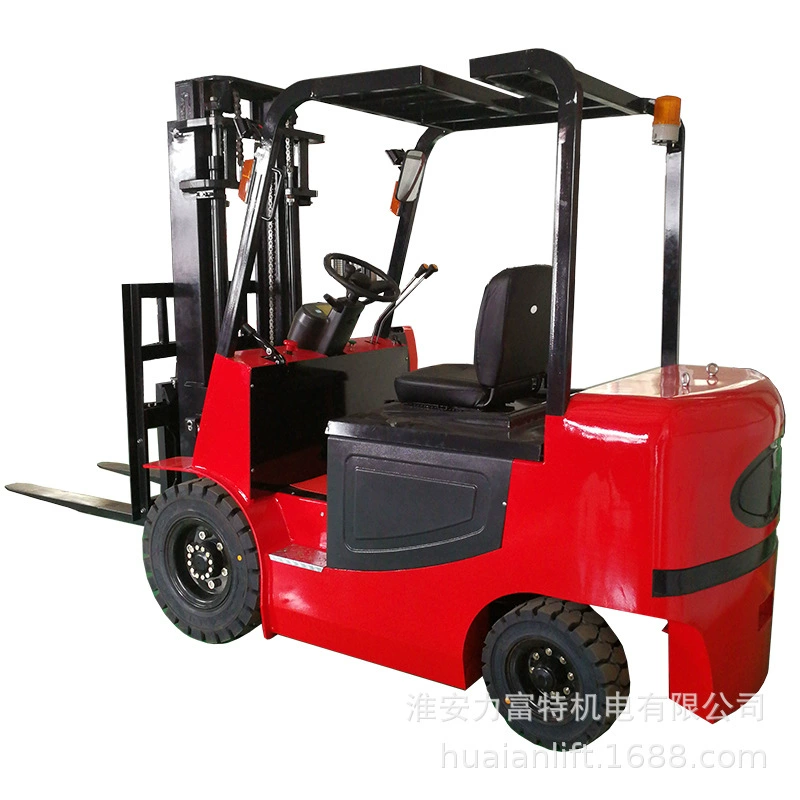 Четырехколесный полностью Электрический вилочный погрузчик 1 тонна 1,5 тонны 2 тонны Электрический штабелер небольшой вилочный погрузчик