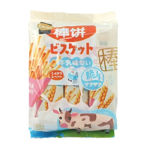 Jinyu stick biscuits milk vegetable tomato flavor 192g bag Internet celebrity casual snack snacks small food stick biscuits