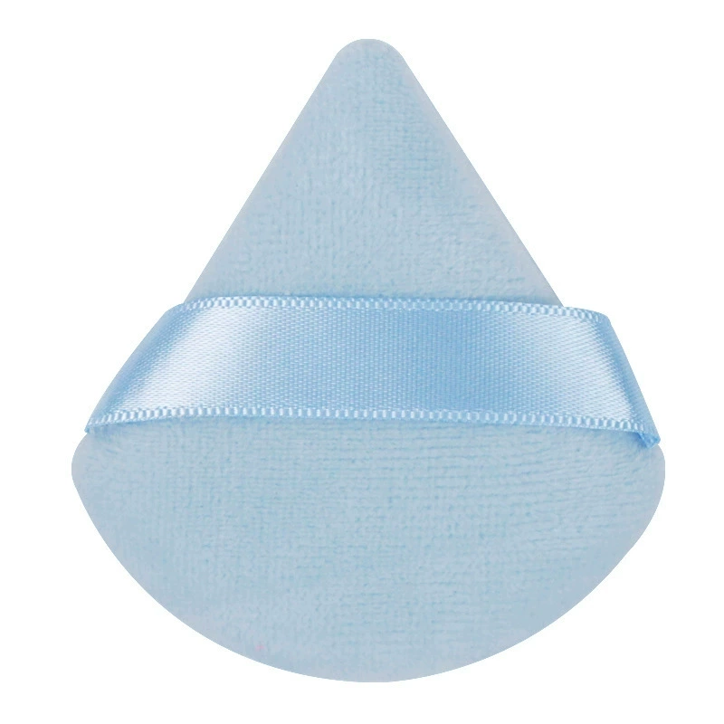 Triangular Makeup Sponge Puff, Soft Velvet Primer Applicator, Multi-Color Travel Size