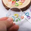 Baked paint color opening circle 1.2*8 Metal single circle hardware small circle handmade clamping circle DIY jewelry