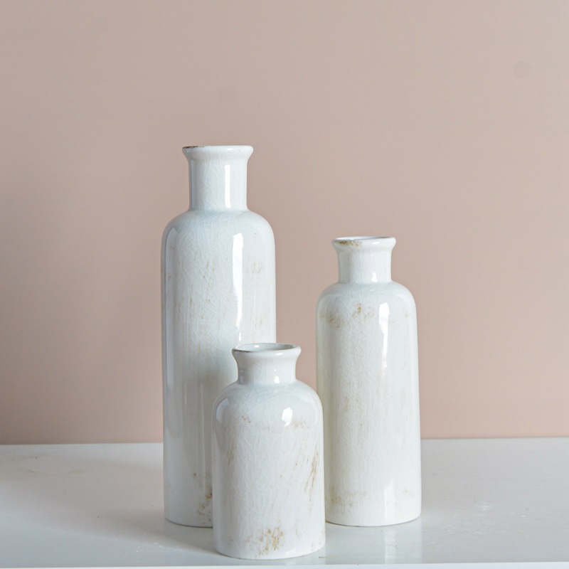 매끈한 표면 얼음 갈라진 낡은 3 개 세트