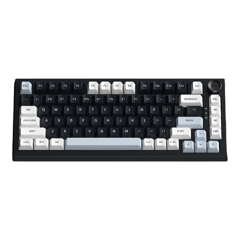 80% 配列K81メカニカルキーボード83キーRGB発光三モードゲーム三面カスタマイズ等高線ホットプラグ