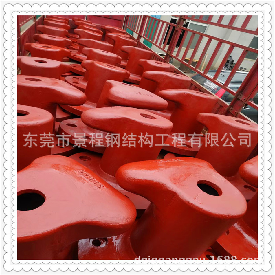 澳门羊角滚轮导缆器 香港导缆孔价格 珠海船用双柱系缆桩加工