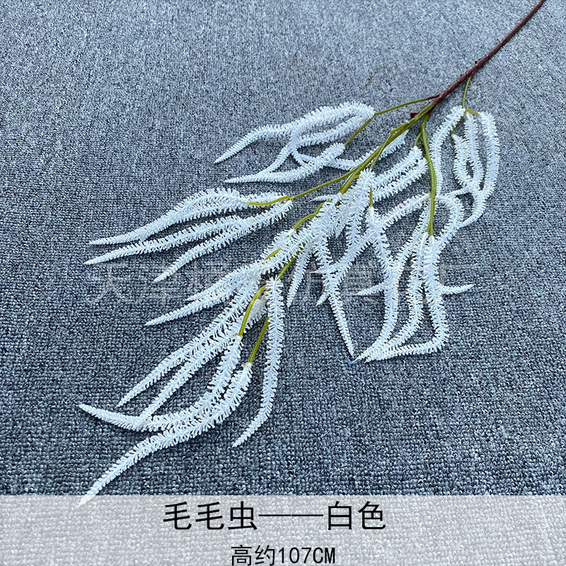 Flores de boda de alta calidad de flores de madera verde de bambú y lirio de pino masson de alta calidad