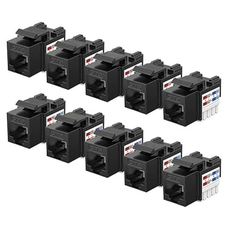 六类RJ45模块 带尼龙扎带CAT.6网络模块信息模块