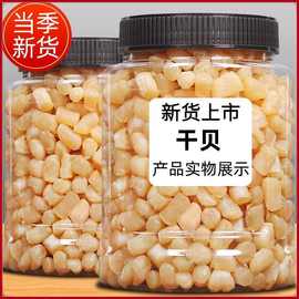 瑶柱干贝干货新鲜元贝柱碎海鲜大扇贝肉贝柱500g7成干