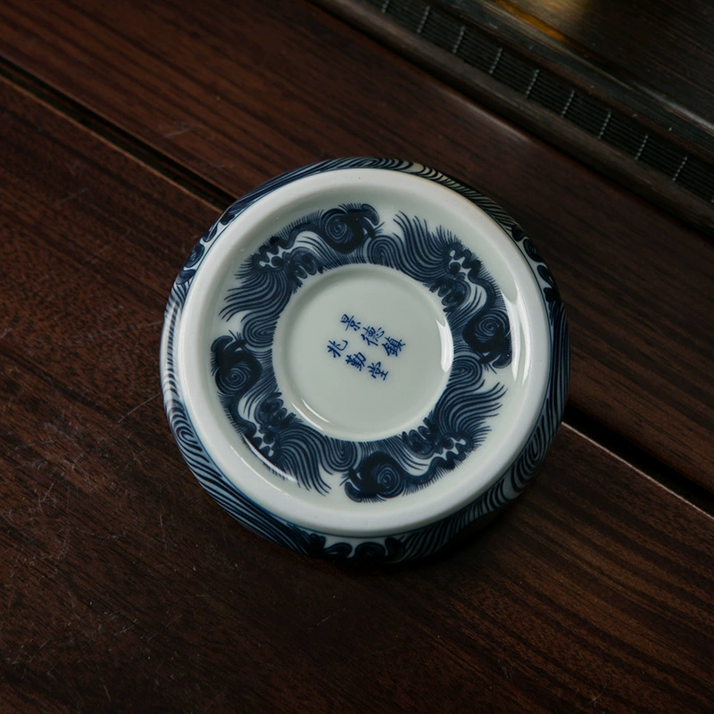 Китайская керамика Jingdezhen синий-белый крышки для горшка, ретро чайная композиция, декоративные украшения для домашнего чайника с крышками