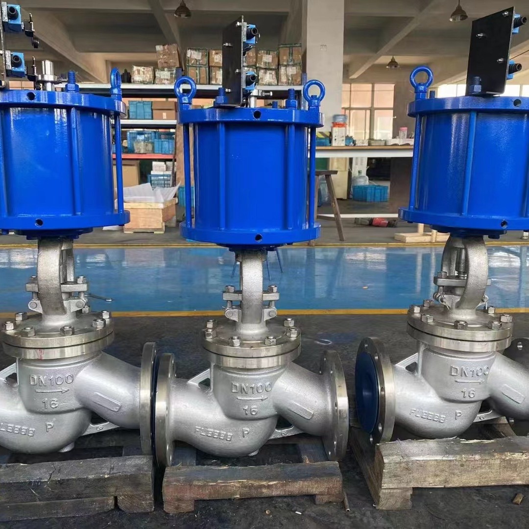 J641H-16C DN200铸钢气动截止阀高温蒸汽导热油