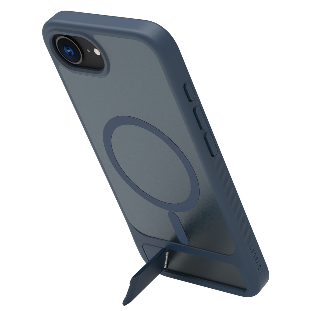 Funda de fulcro para Apple iPhone 16E Funda para teléfono móvil Funda protectora de soporte de carcasa magnética de sensación de piel 16e Cross-border
