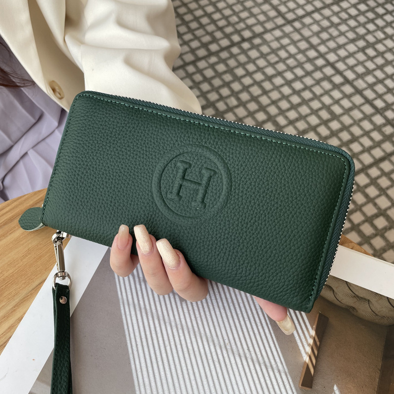 Women's Genuine Leather Wallet 2026 New Arrival Simple Versatile Fashion Long Clutch Purse Top Grain Cowhide High-End - Thumbnail 6