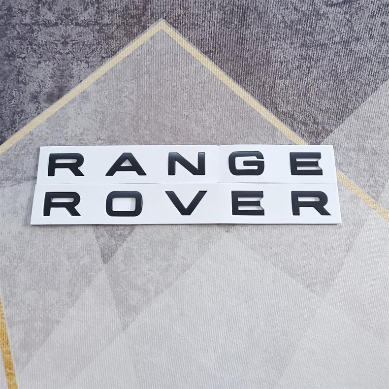 Land Rover car emblem, RANGE ROVER front hood logo, Aurora, Range Rover Sport, English letter stickers, car modification
