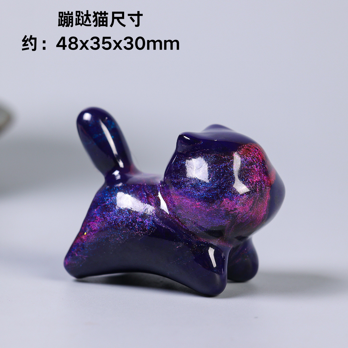 杭州霊隠漆猫シリーズ カラフルで可愛い猫 招き猫 漆塗り置物 文玩装飾