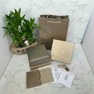 Watch Box New Bao Ge Packaging Box Bao Ge Champagne Color Counter Quality Collection Box Jewelry Box Storage Box