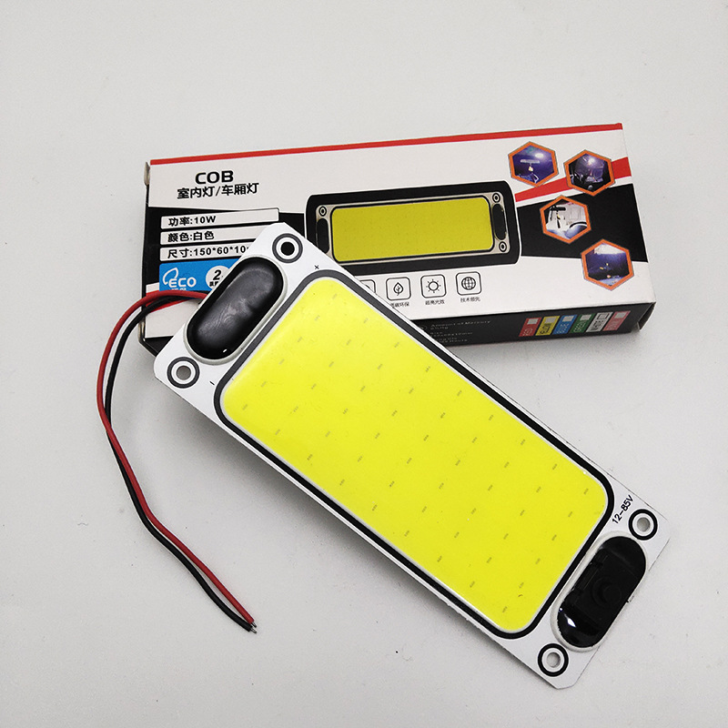 54 Lamp Cob Compartment Interior Light 12V-85V Universal Car Rv Ceiling Light Car Truck Interior Reading Light