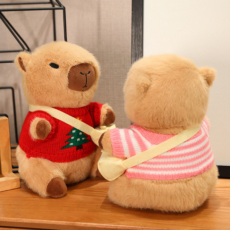 Transfronterizo Capibara suéter muñeca de peluche de juguete nueva venta al por mayor en la acción de la venta caliente