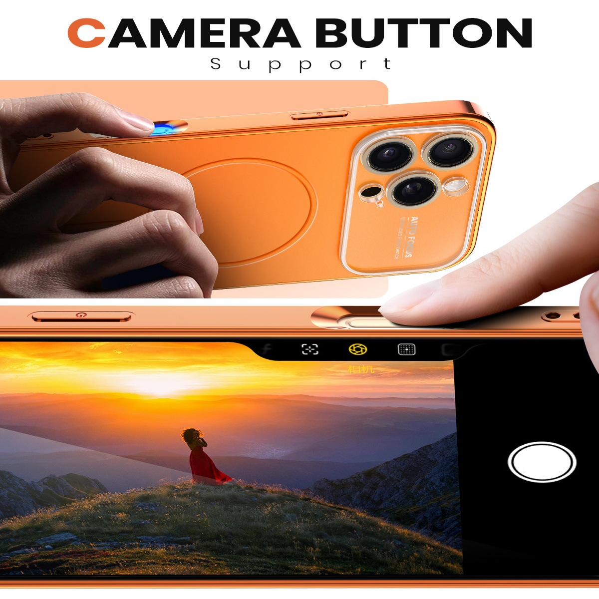 Todo incluido lente para iPhone17 teléfono móvil Apple 16 PROMAX segundo ventana más grande magnet 15 cubierta