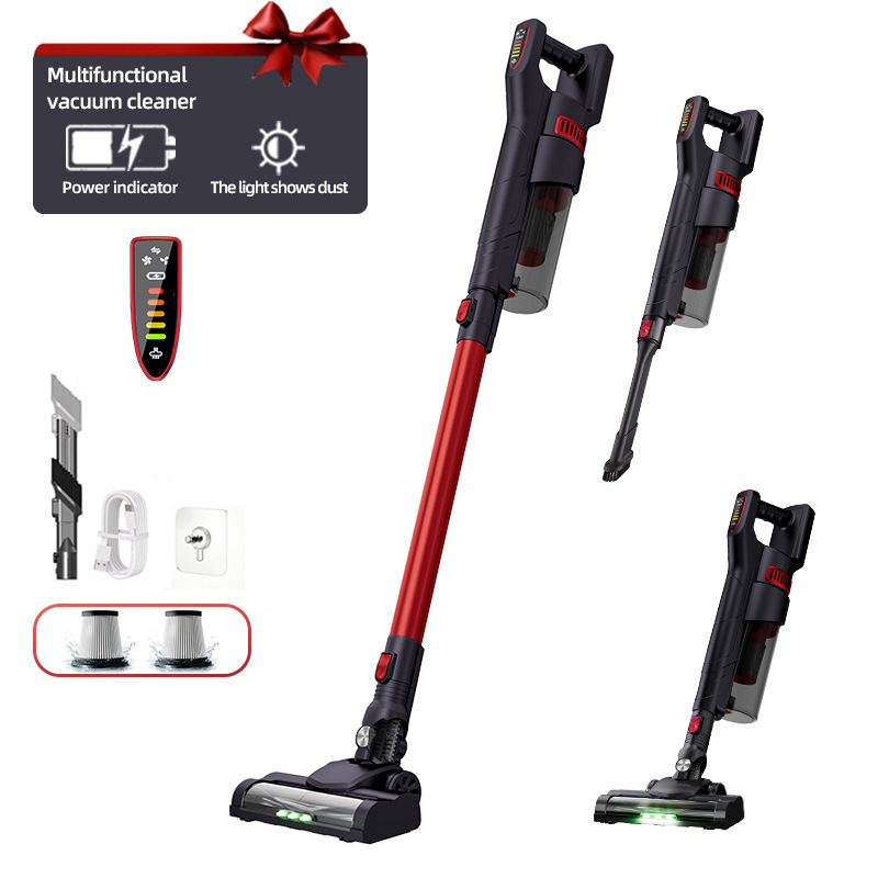 Amazon aspiradora doméstica gran succión inalámbrica portátil visualización digital desmontable alfombra succión arrastradora integrada aspiradora transfronteriza