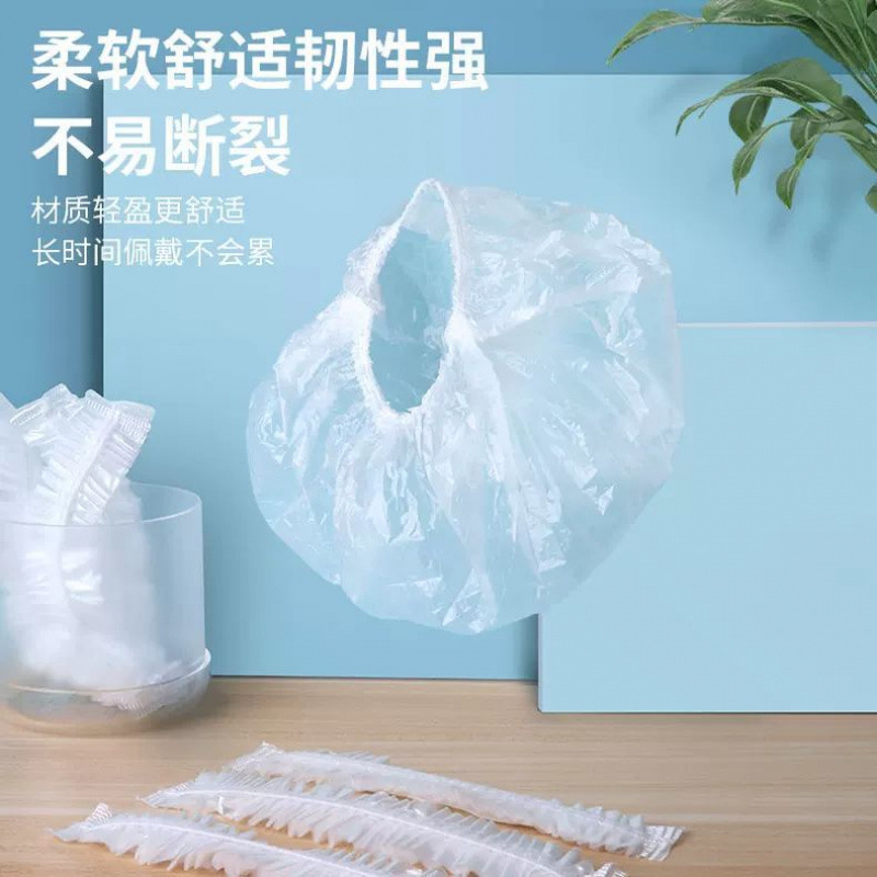 sombrero de baño desechable mujer impermeable baño doméstico teñido de cabello máscara para el cabello grueso aceite de cocción gorra de calentamiento cubierta de cabeza viaje lavado