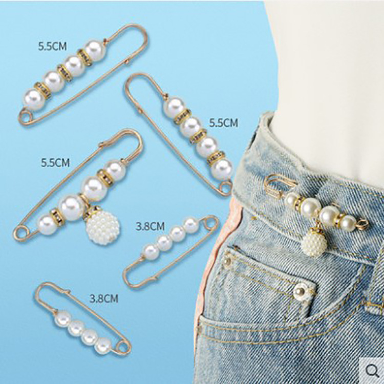 PIN combinación de corrección de cintura artefacto cintura falda de ajuste de cintura anti-exposición hebilla broche mujer ropa fija