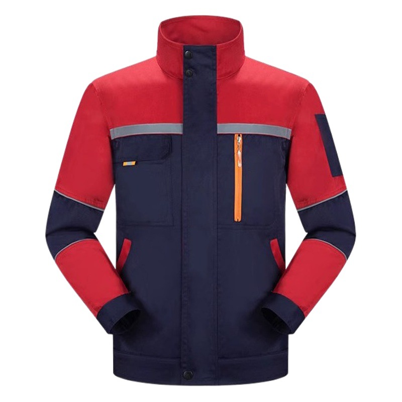 Primavera y otoño hombre manga larga engrosada reparación de automóviles logística reflector de ingeniería de ropa de seguro laboral personalizada / producida