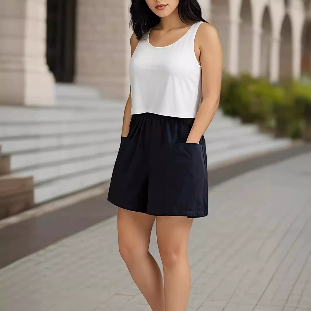 Shorts for leisure, trousers, plus size, (Physicals)