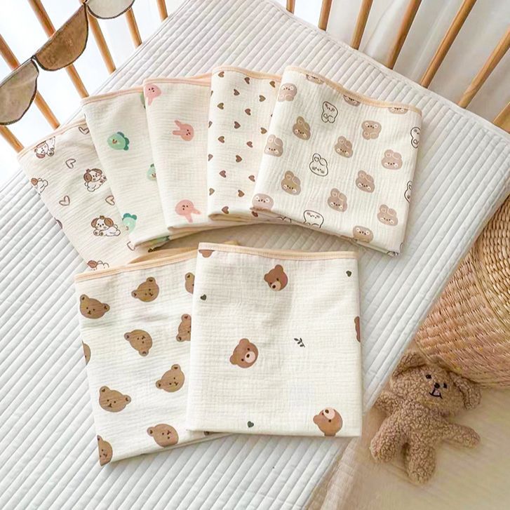 Diaphragm Pad small size Newborn Baby Crepe Cotton Waterproof Leak-proof Breathable Children's Large Washable Baby Diaphragm Pad