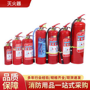 Green 5kg Fire Extinguisher Manufacturer Satchel Fire Extinguisher Factory Warehouse Gas Station Commercial Dry Powder Fire Extinguisher