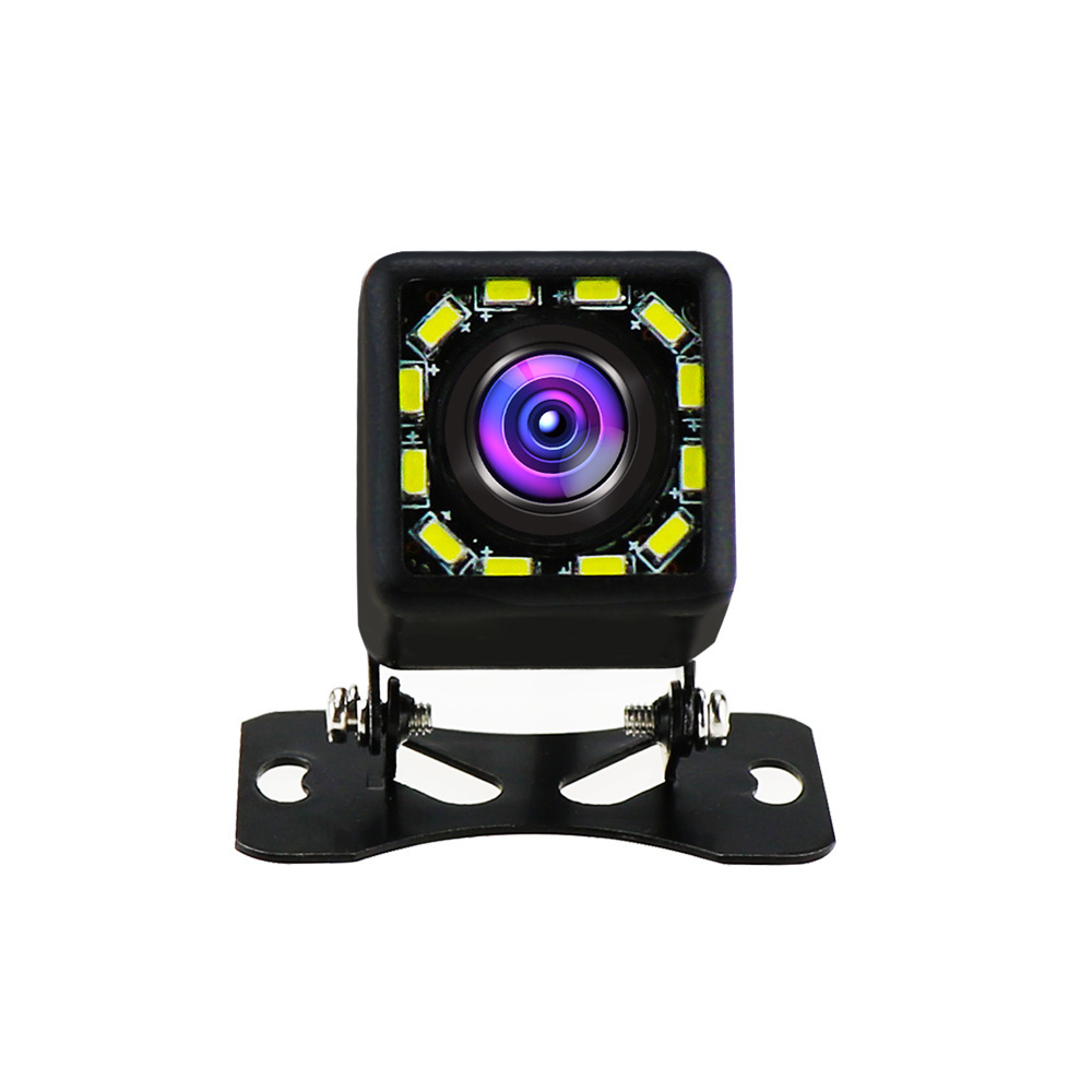 OEM Car CCD Rear View Camera Backup Camera Night Vision 12 LED Wide Angle (Vehicle camera) - 12-led-square-backup-camera