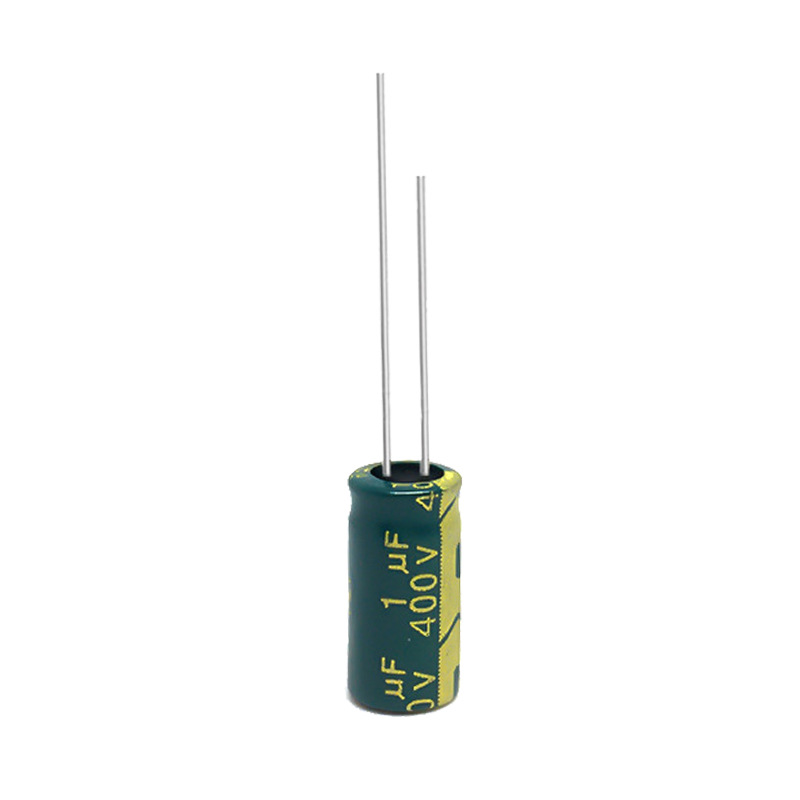 High-frequency direct plug-in 400V 1UF 6X12mm aluminum electrolytic capacitor, computer power supply motherboard constant capacitor series