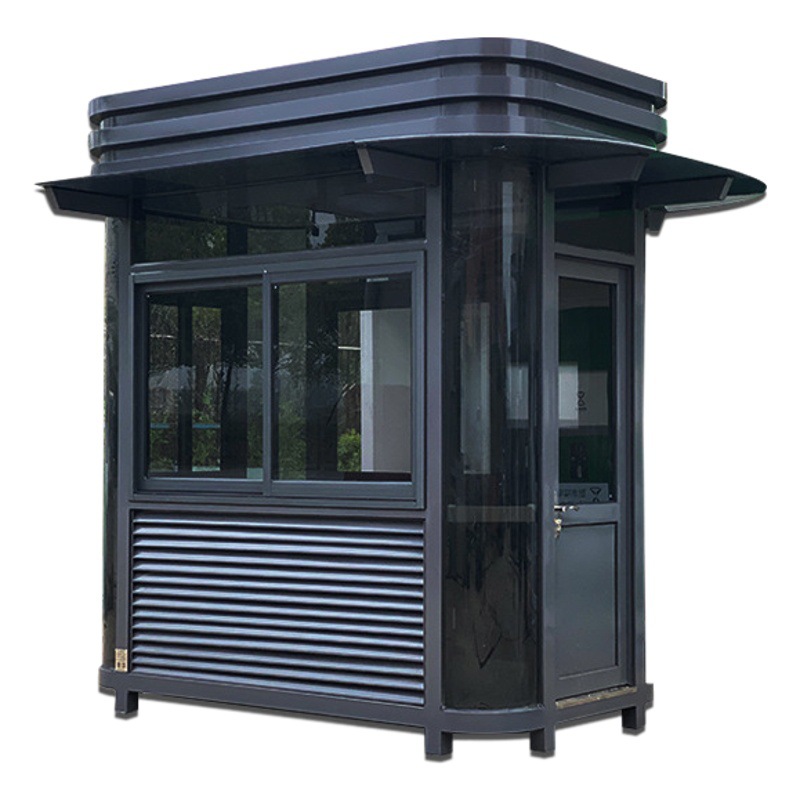 Cabina de seguridad de estructura de acero terminada cabina de Servicio Escolar cabina de seguridad de jardín de infantes cabina comunitaria cabina de peaje