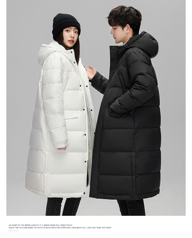 Men's Down Jacket Men's Mid Length Thick Warm Winter Coat_voghion.com
