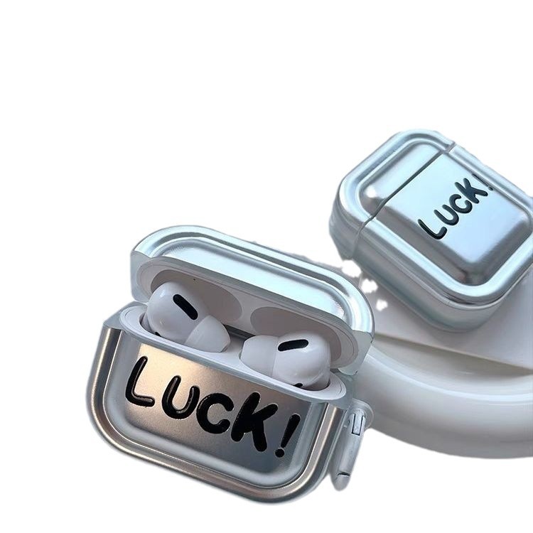 Platado simple ventLuck AirPods 4 generación cubierta de auriculares para Apple AirPods Pro3 cubierta
