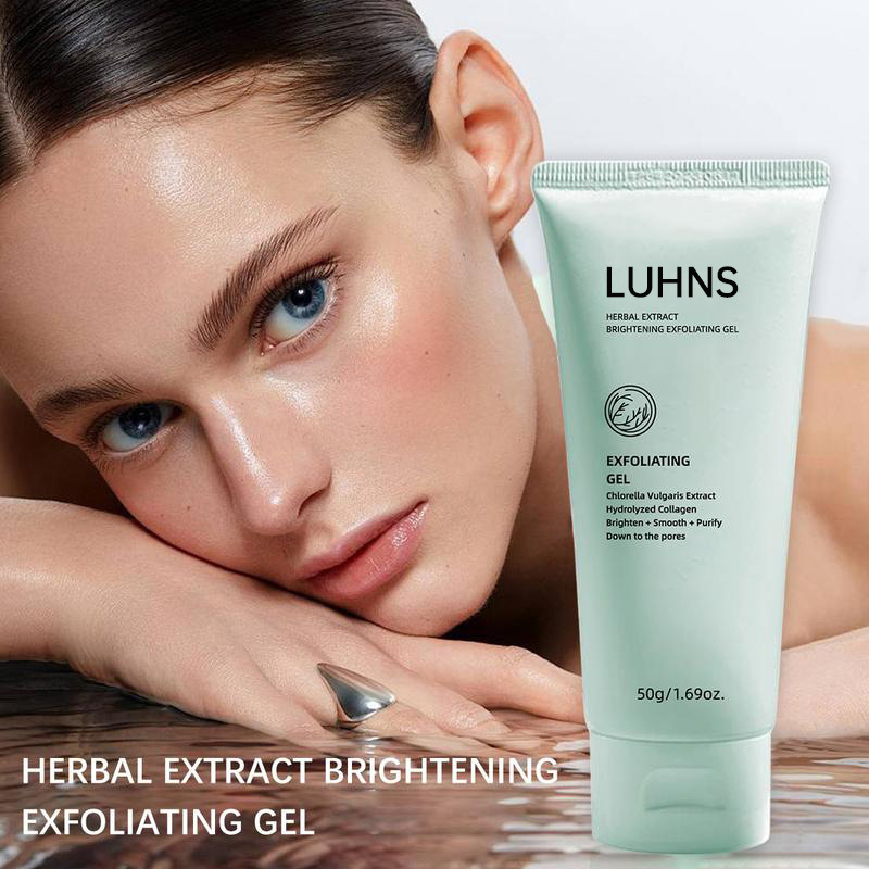 Cross-Border Tk Hot Product Herbal Exfoliating Gel Deep Gentle Cleansing Skin Exfoliating Moisturizing Brightening Gel 50g