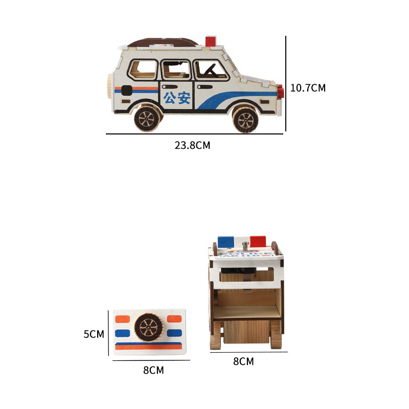 木製シミュレーション 110 おもちゃの車公安車両カラフルな教育警察車両モデルのおもちゃ卸売|undefined