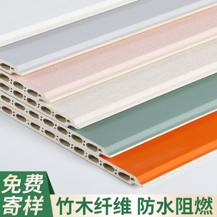 Integrated wall panels, bamboo and wood fiber wall panels, foreign trade express boards, carbon crystal panels, hotel engineering decoration TV background wall