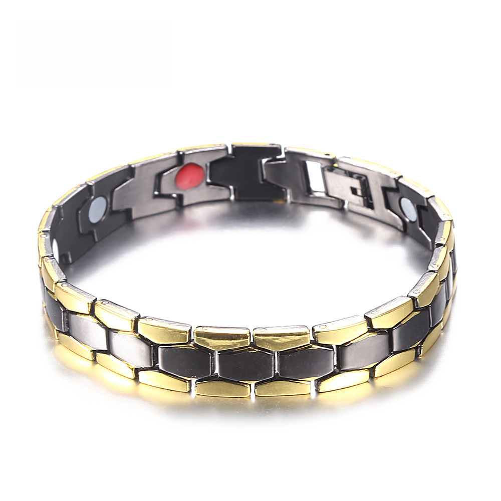 (Cross-border trading), (Wholesale), accessory, black geometric copper jewelry, magnetic bracelet, European style, simple and elegant design