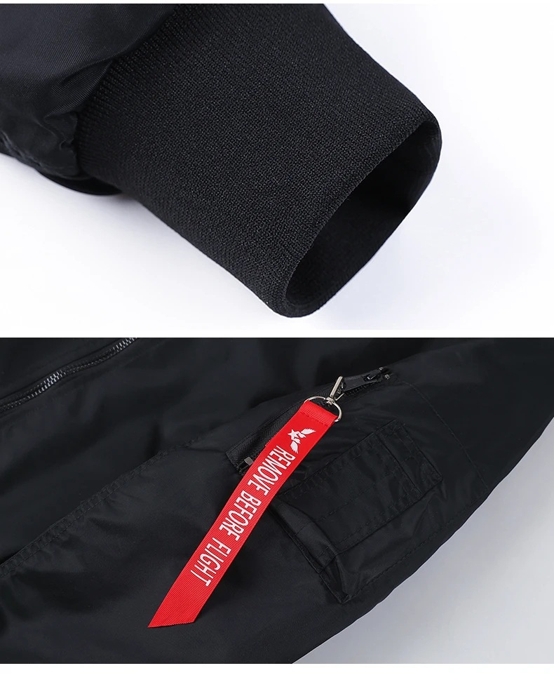 Baseball Force Flight trendy mærke MA1 tyk bomuldsjakke, herrejakke_voghion.com