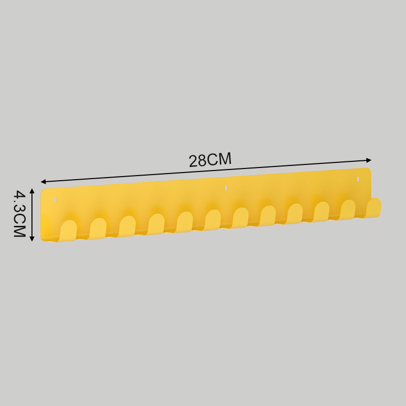 Escritorio, agujero, tablero, estante, tablero de exhibición de pared, estante de almacenamiento sin perforación de metal, estante para colgar en la pared