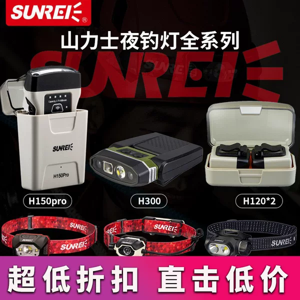 SUNREI Fishing Headlamp Rechargeable Sensor Light Clip Hat Light led Night Fishing Hat Clip Light Brim Lamp Head Wear