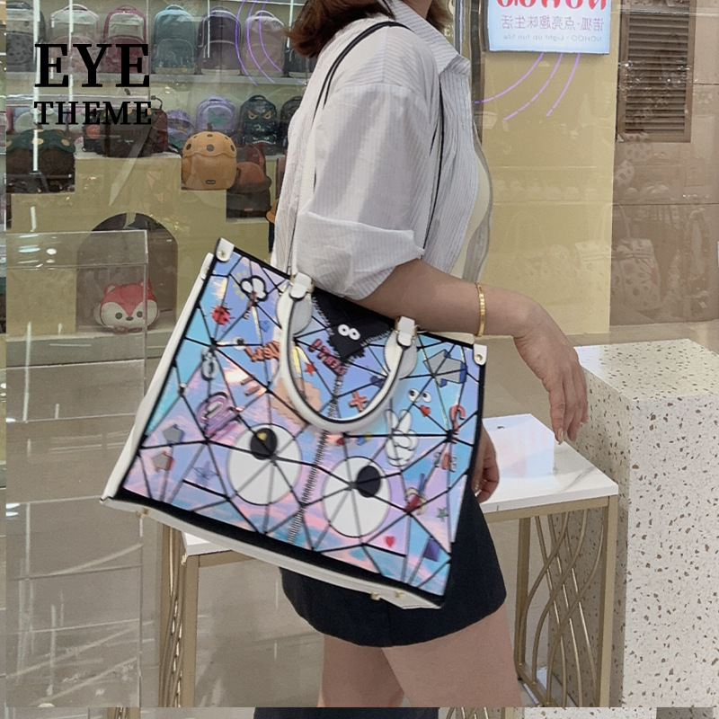 Bolsa de impresión de gran capacidad de diamante clásica europea y americana nobles tendencia de mujeres con cremallera bolso 2792 #