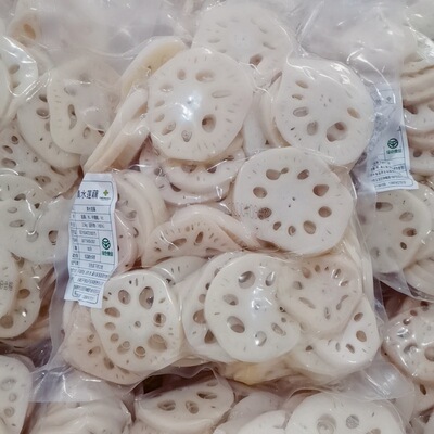 Shimizu Lotus root slices fresh Spicy Hot Pot Stewed vegetables String Take food Hot Pot Restaurant Ingredients Lotus root slices Full container commercial