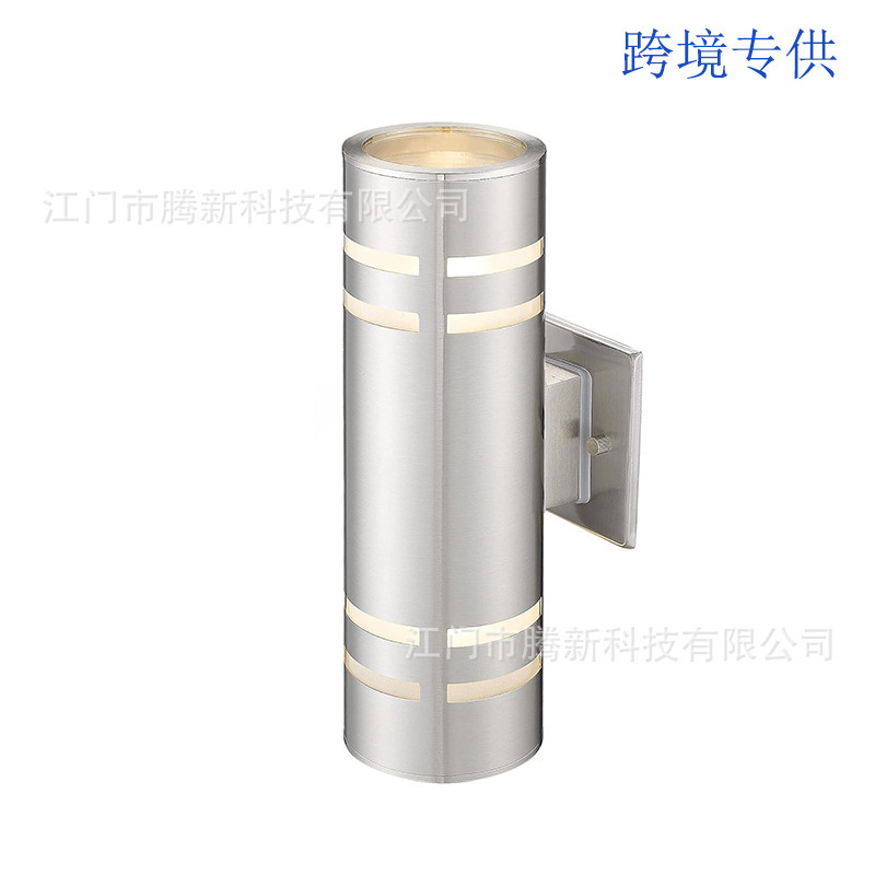 Cross-Border Exclusive Supply of Double-Headed Nickel-Colored Outdoor and Indoor Corridor Wall Lamps Made of Stainless Steel, Balcony Wall-Mounted and Dimmable