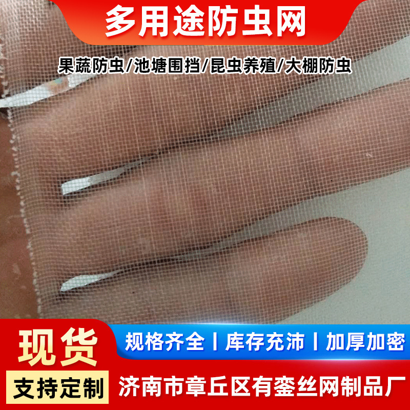 果蔬防鸟防虫网农用大棚蔬菜养殖网尼龙哈密瓜白网瓜棚防虫防风