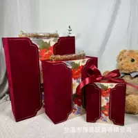 Популярная интернет-знаменитость Xiaohongshu: китайская подарочная коробка с двумя дверцами в виде камелии для свадьбы, помолвки, новоселья, оптом