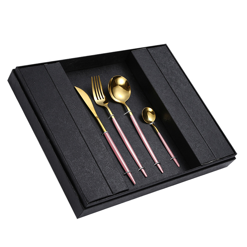 24 피스 세트-파우더 골드