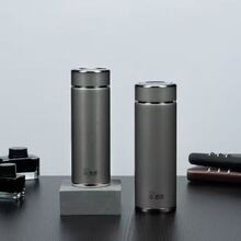 希诺保温杯真空不锈钢商务办公家用休闲带滤网便携男女士泡茶水杯